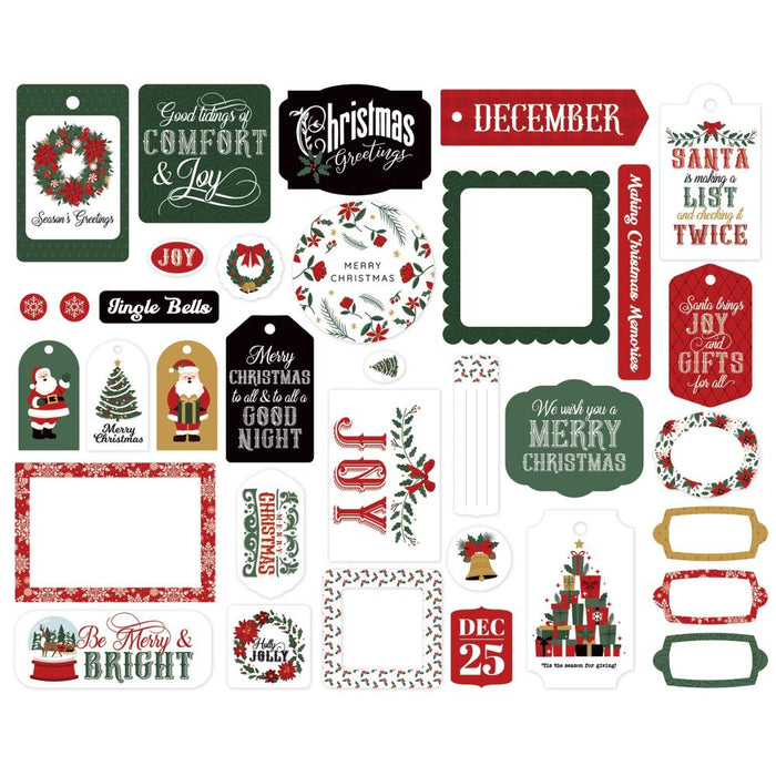 Echo Park Santa Claus - Ephemera Frames & Tags
