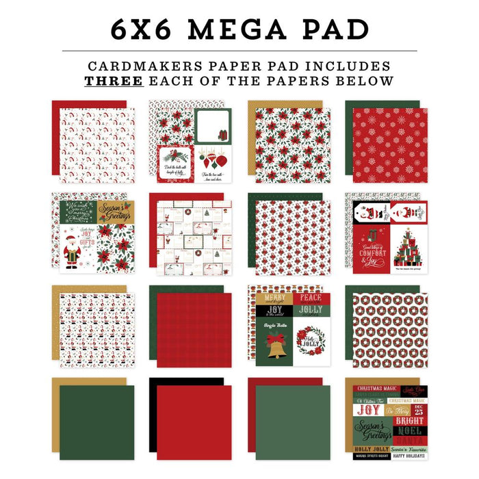 Echo Park Santa Claus - 6x6 Mega Pad