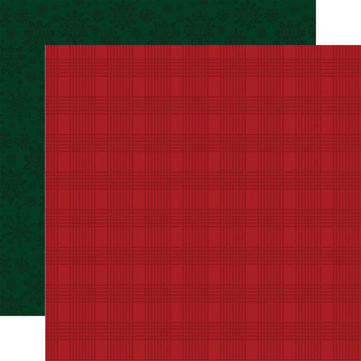 Echo Park Santa Claus - Red Dashed Plaid