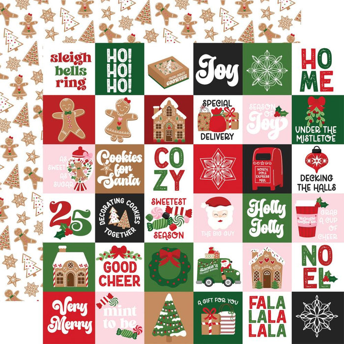 Echo Park Santa's Christmas Delivery - 2x2 Journaling Cards