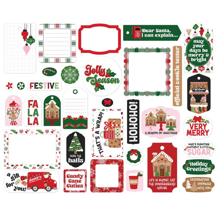 Echo Park Santa's Christmas Delivery - Ephemera Frames & Tags