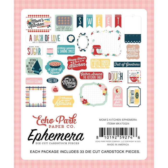 Echo Park Mom's Kitchen - Ephemera Icons