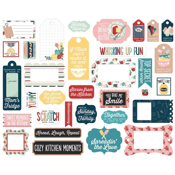 Echo Park Mom's Kitchen - Ephemera Frames & Tags