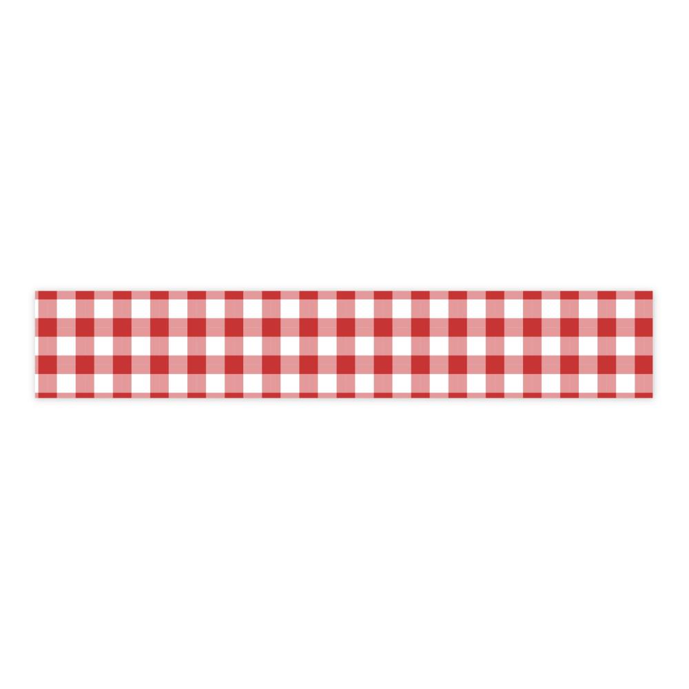 Echo Park Mom's Kitchen - Red Dashed Gingham Washi Tape