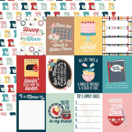 Echo Park Mom's Kitchen - 3x4 Journaling Cards