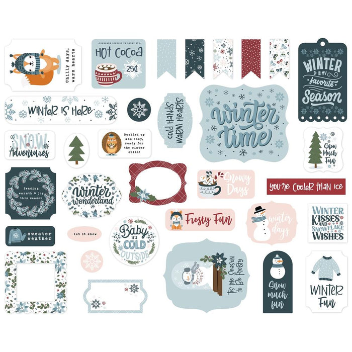 Echo Park Winter Fun - Ephemera Icons