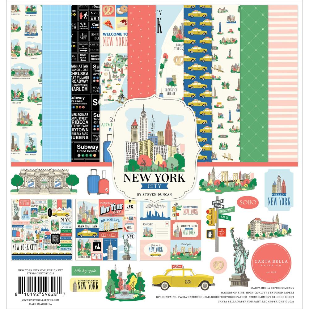 Carta Bella New York City - 12x12 Collection Kit