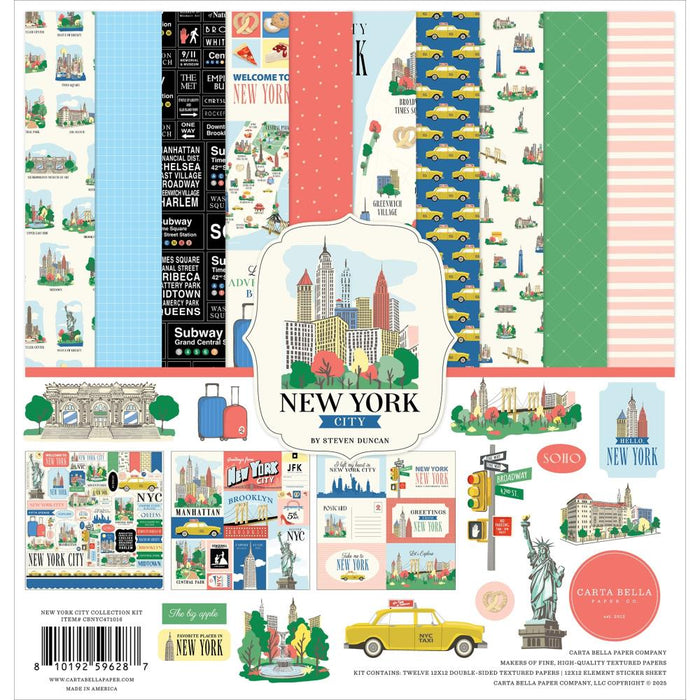 Carta Bella New York City - 12x12 Collection Kit