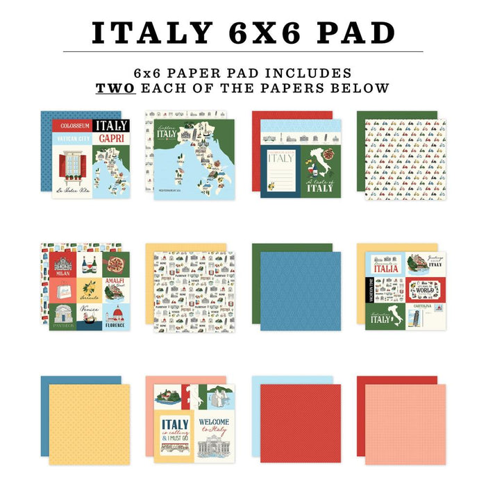 Carta Bella Italy - 6x6 Pad