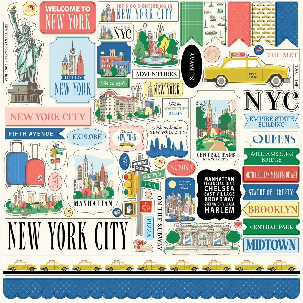 Carta Bella New York City - Element Stickers