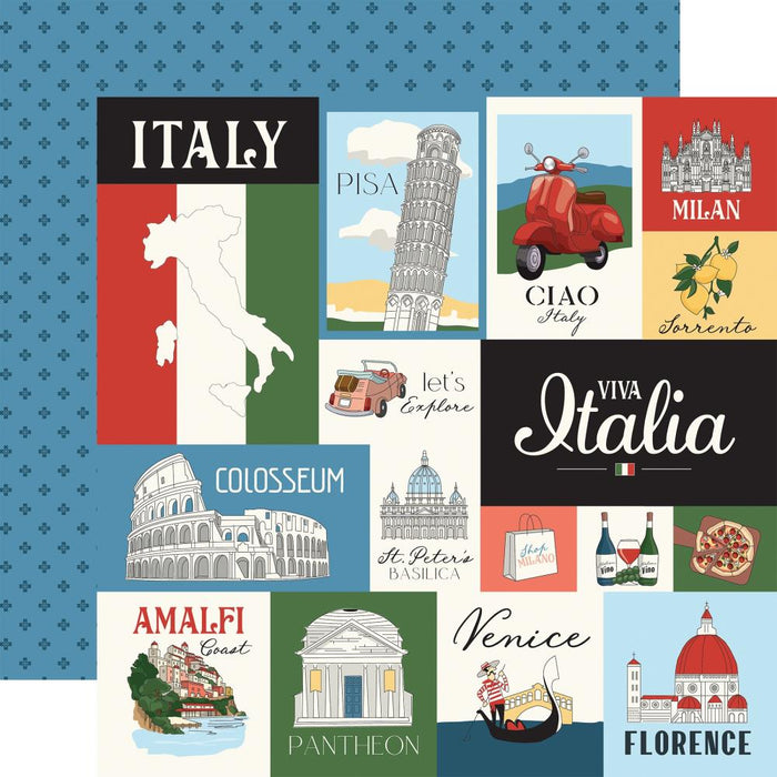 Carta Bella Italy - Multi Journaling Cards
