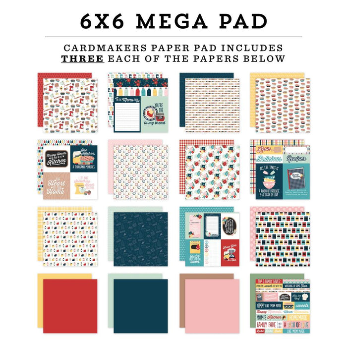 Echo Park Mom's Kitchen - 6x6 Mega Pad