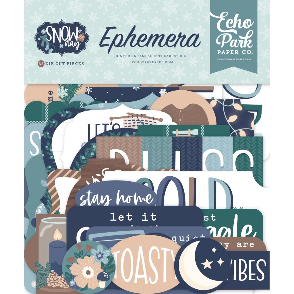 Echo Park Snow Day - Ephemera Icons