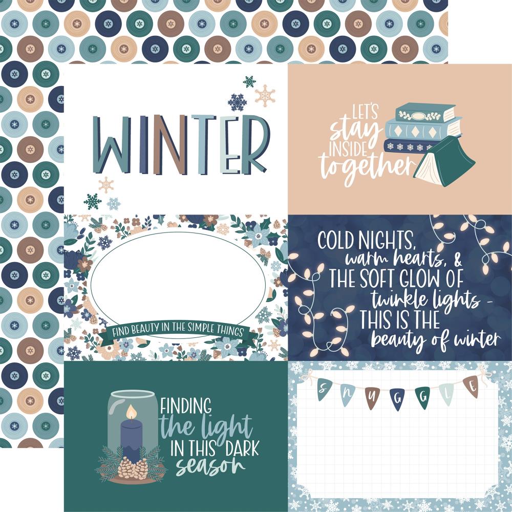 Echo Park Snow Day - 6x4 Journaling Cards