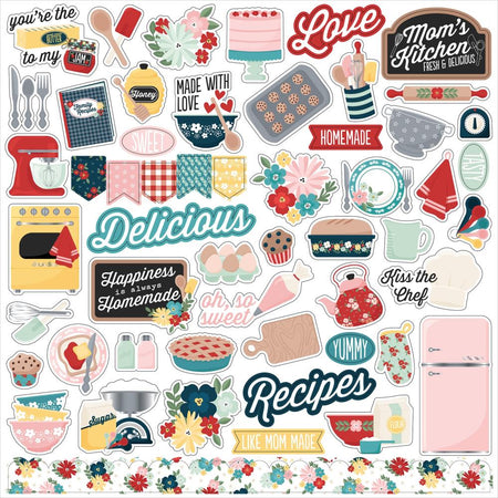 Echo Park Mom's Kitchen - Element Stickers