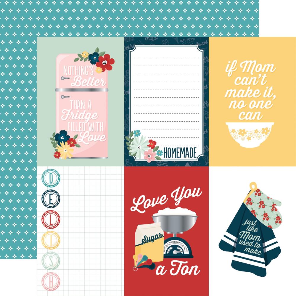 Echo Park Mom's Kitchen - 4x6 Journaling Cards