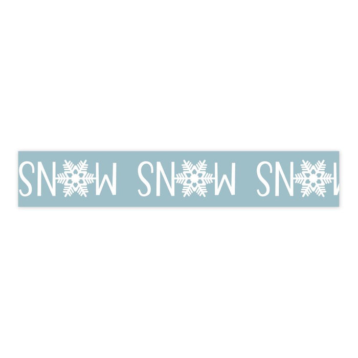 Echo Park Snow Day - Snow With Snowflakes Word Washi Tape
