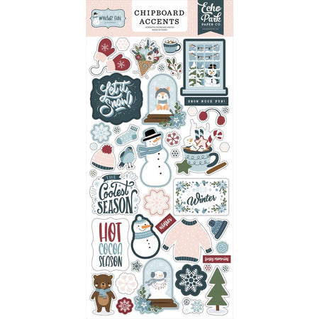 Echo Park Winter Fun - Chipboard Accents