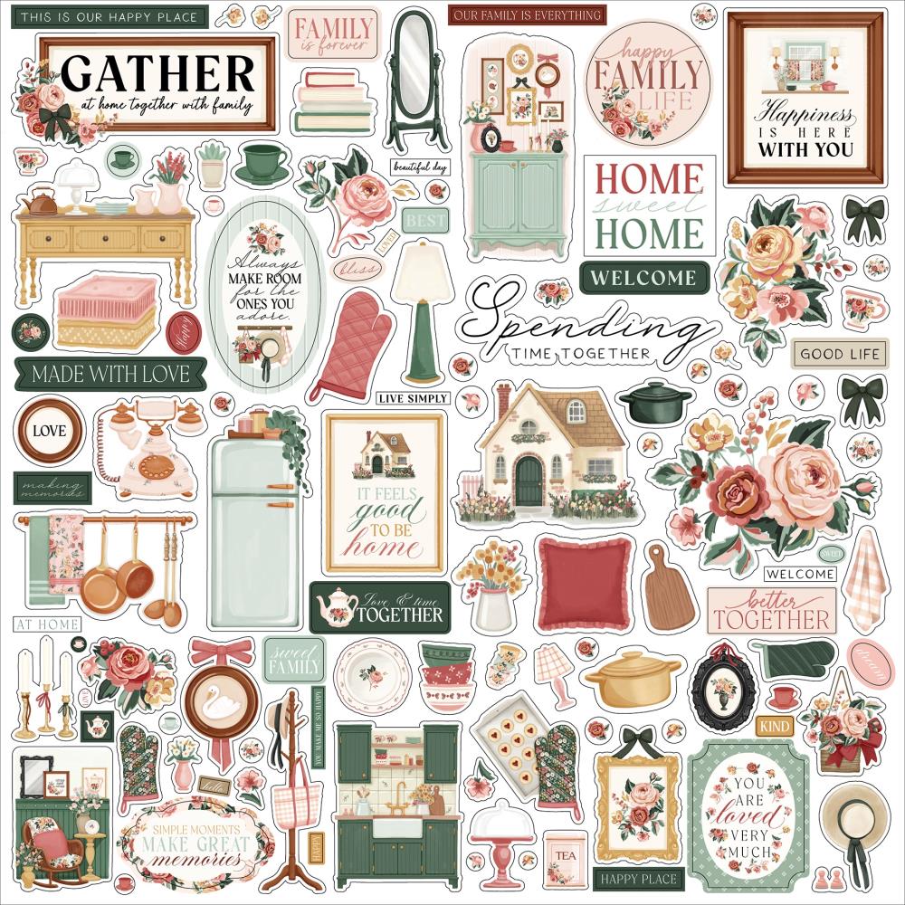 Carta Bella Feels Like Home - Element Stickers