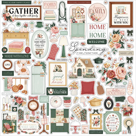 Carta Bella Feels Like Home - Element Stickers