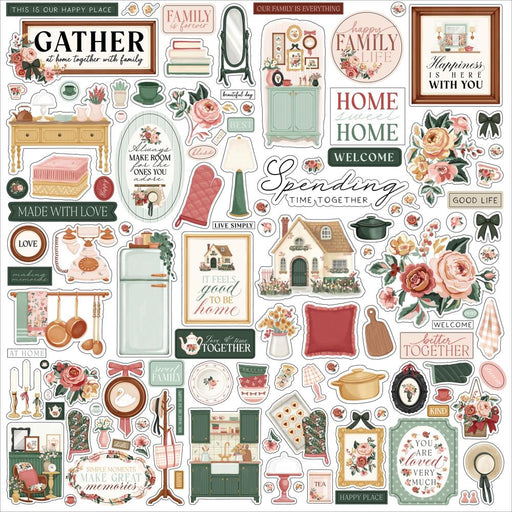 Carta Bella Feels Like Home - Element Stickers