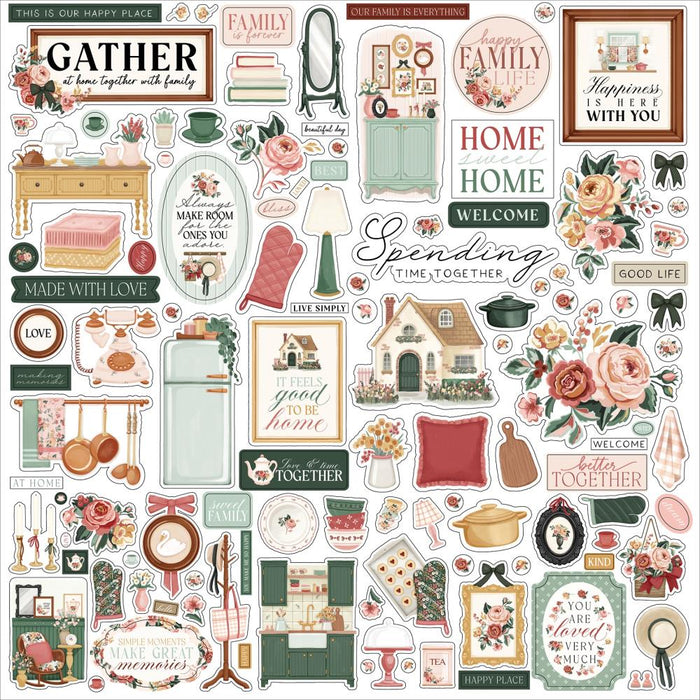 Carta Bella Feels Like Home - Element Stickers