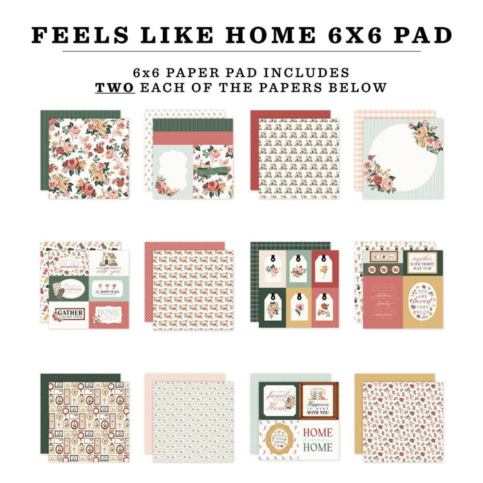 Carta Bella Feels Like Home - 6x6 Pad