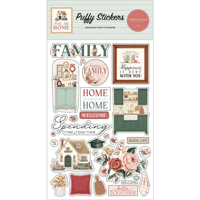 Carta Bella Feels Like Home - Puffy Stickers