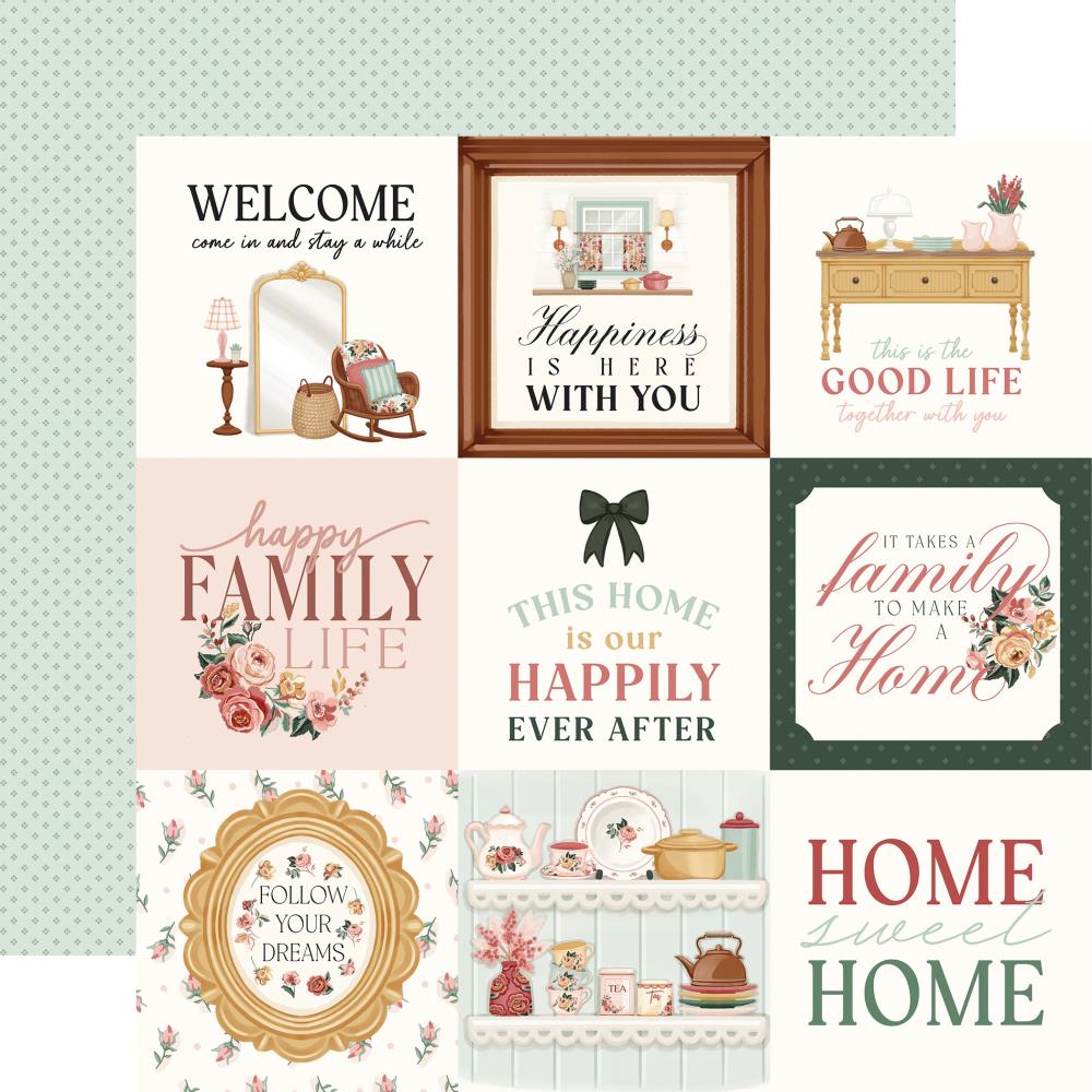Carta Bella Feels Like Home - 4x4 Journaling Cards