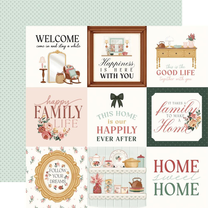 Carta Bella Feels Like Home - 4x4 Journaling Cards