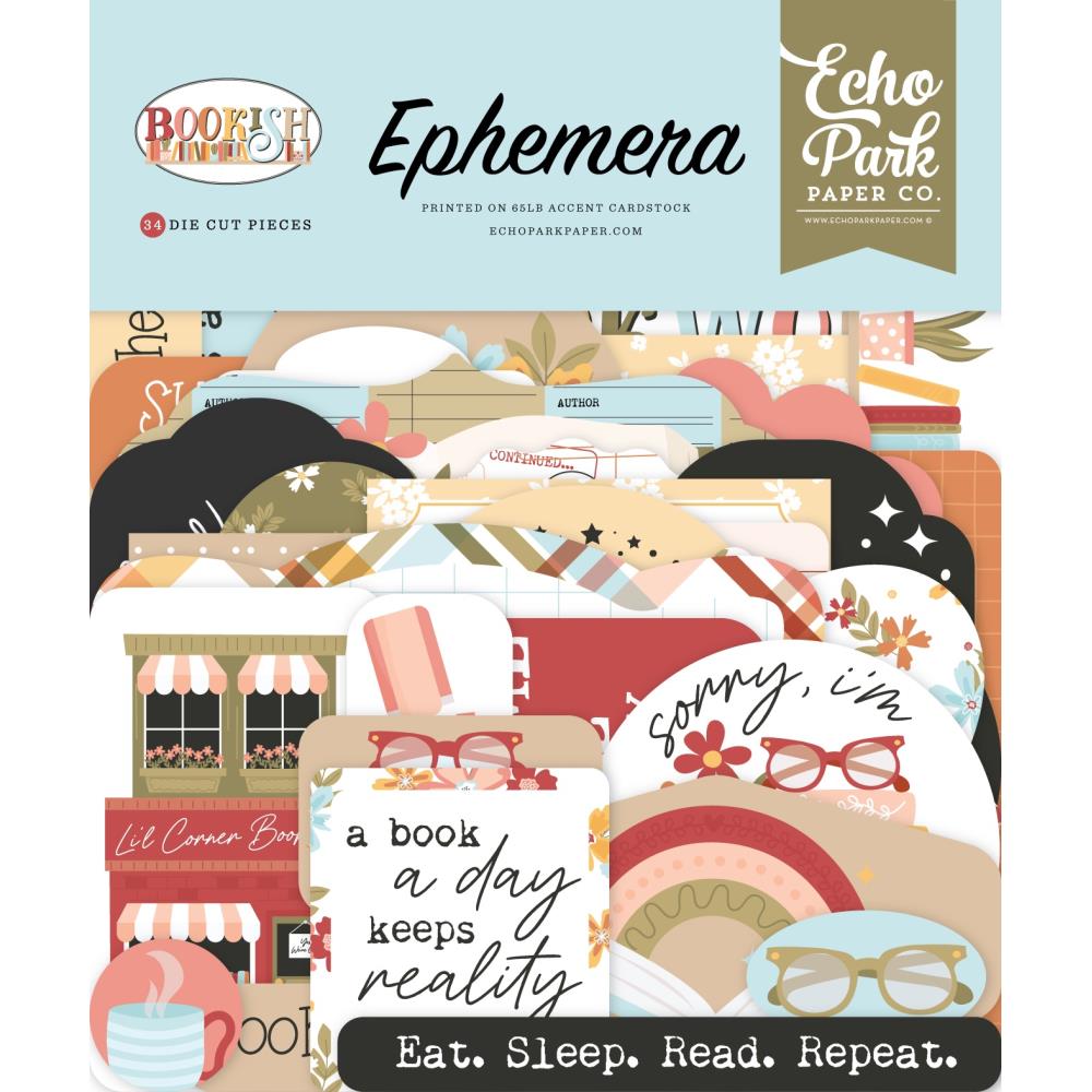 Echo Park Bookish - Ephemera Icons