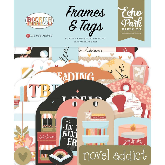 Echo Park Bookish - Ephemera Frames & Tags