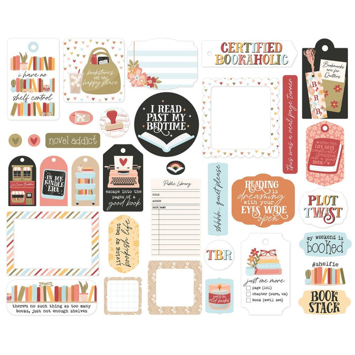 Echo Park Bookish - Ephemera Frames & Tags