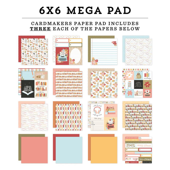 Echo Park Bookish - 6x6 Mega Pad
