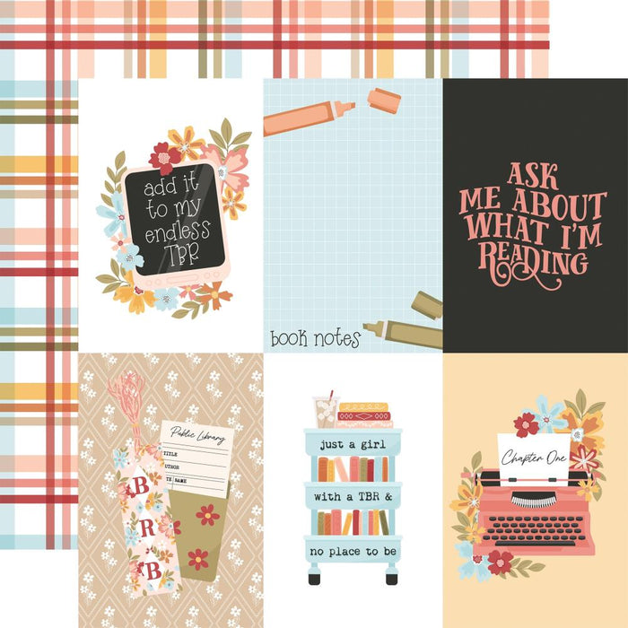 Echo Park Bookish - 4x6 Journaling Cards