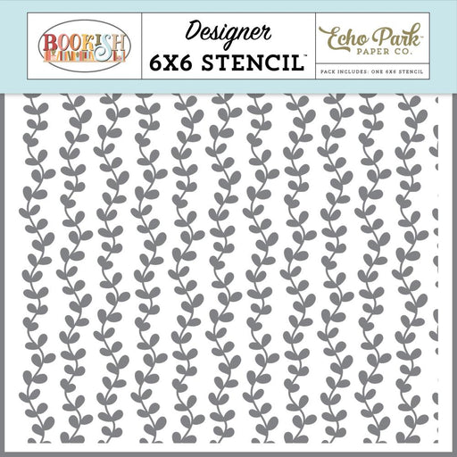 Echo Park Bookish - Plot Twist Vines Stencil