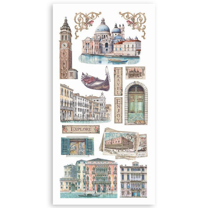 Stamperia Venice City Of Art - Paper Cut Outs