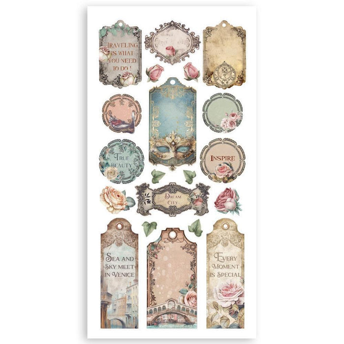 Stamperia Venice City Of Art - Paper Cut Outs