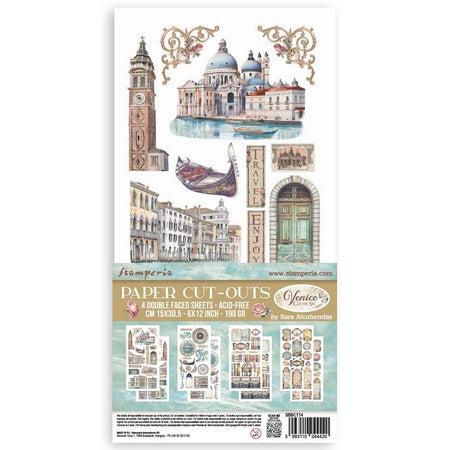 Stamperia Venice City Of Art - Paper Cut Outs