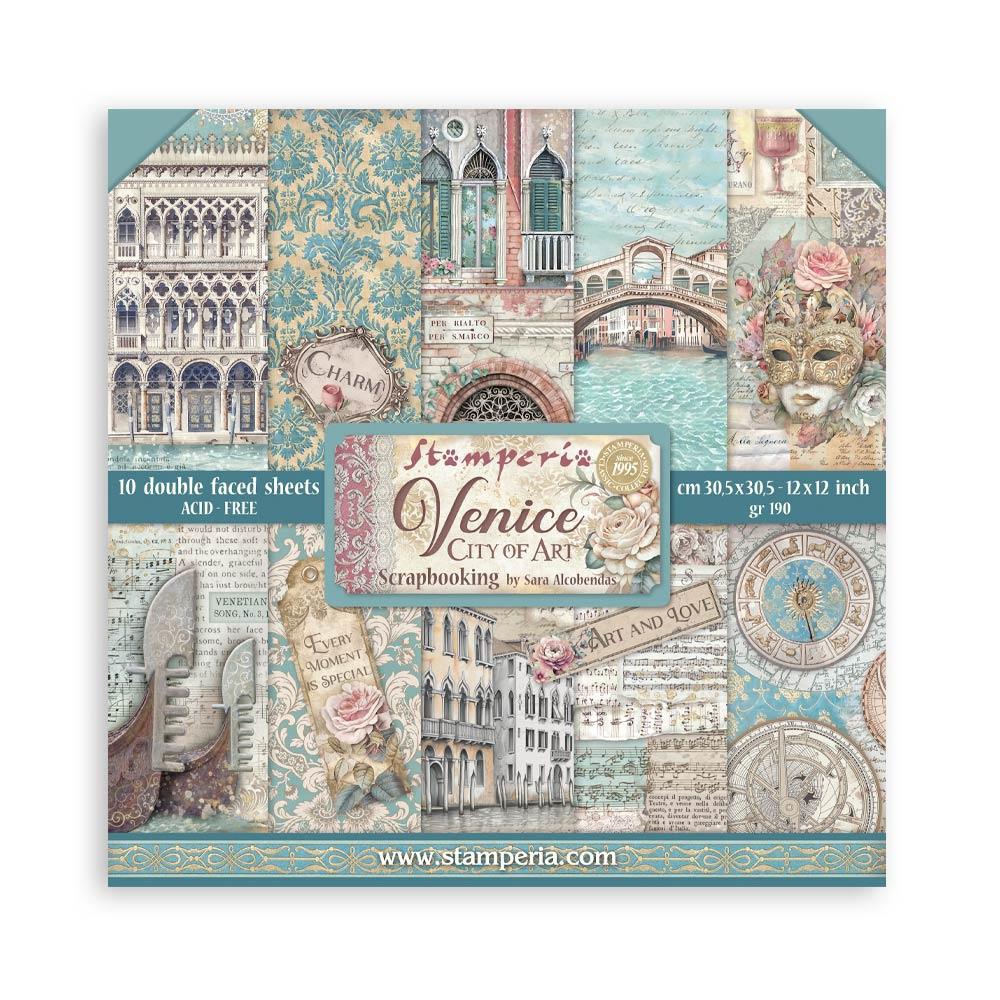 Stamperia Venice City Of Art - 12x12 Paper Pack