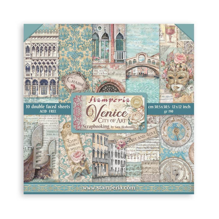 Stamperia Venice City Of Art - 12x12 Paper Pack