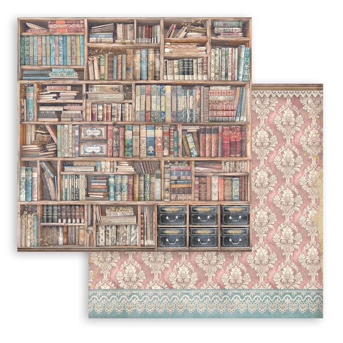 Stamperia Venice City Of Art - Vintage Books