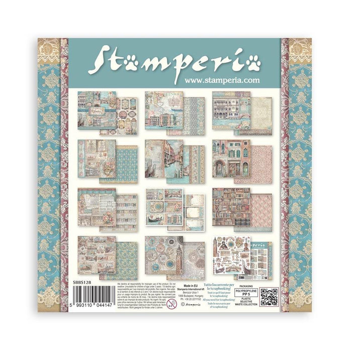 Stamperia Venice City Of Art - 8x8 Paper Pack