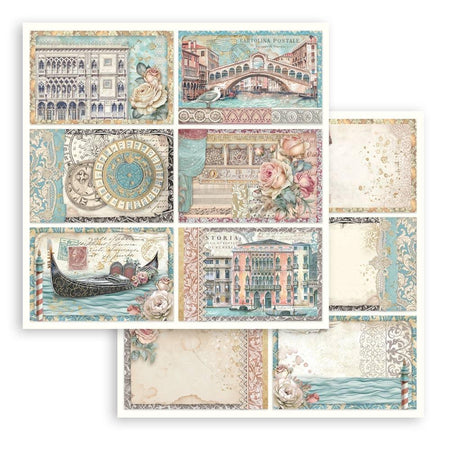 Stamperia Venice City Of Art - 6 Cards