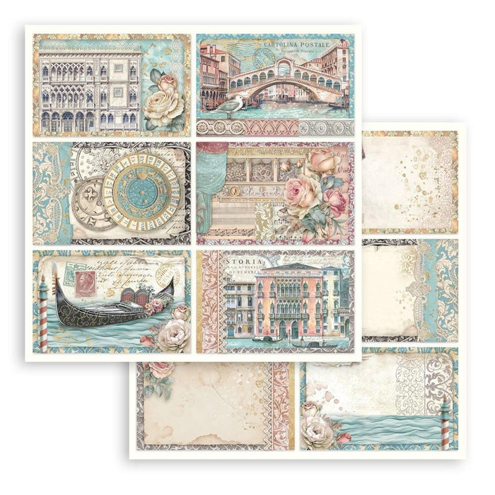 Stamperia Venice City Of Art - 6 Cards