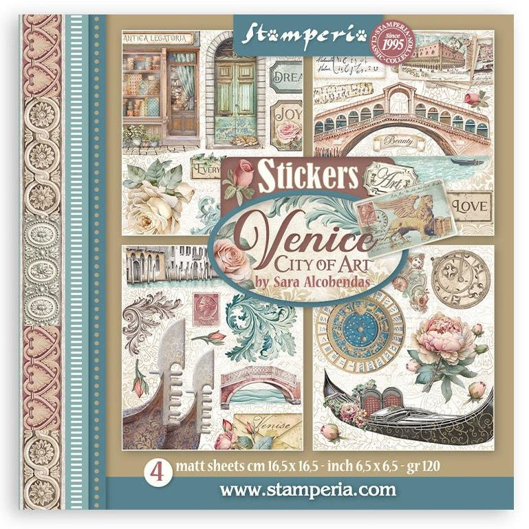 Stamperia Venice City Of Art - Stickers