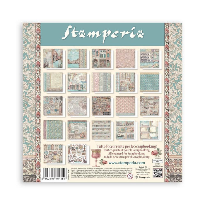 Stamperia Venice City Of Art - 12x12 Maxi Paper Pack