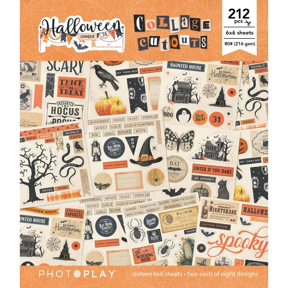 Photoplay Halloween Junque - Collage Cut Out Sheets