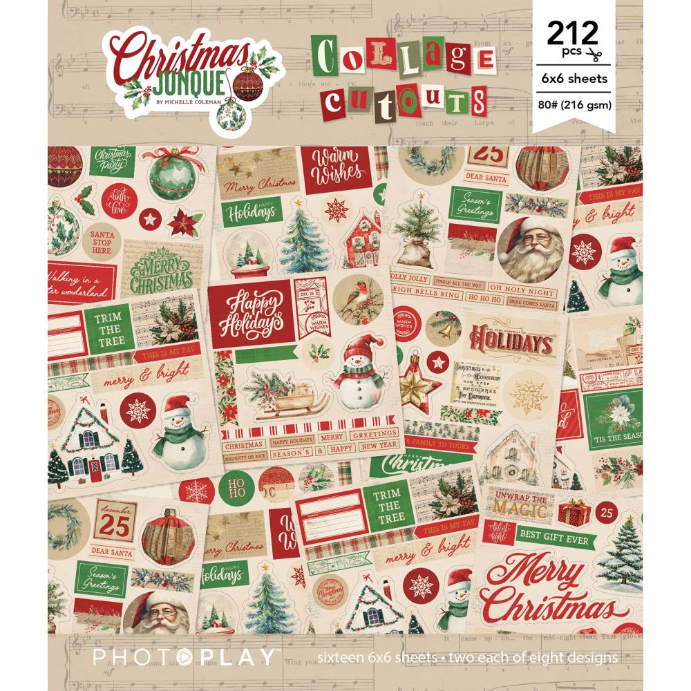Photoplay Christmas Junque - Collage Cut Out Sheets
