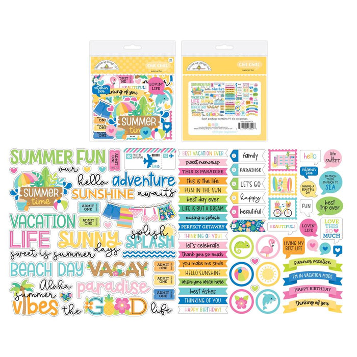 Doodlebug Design Summer Fun - Chit Chat Die Cuts